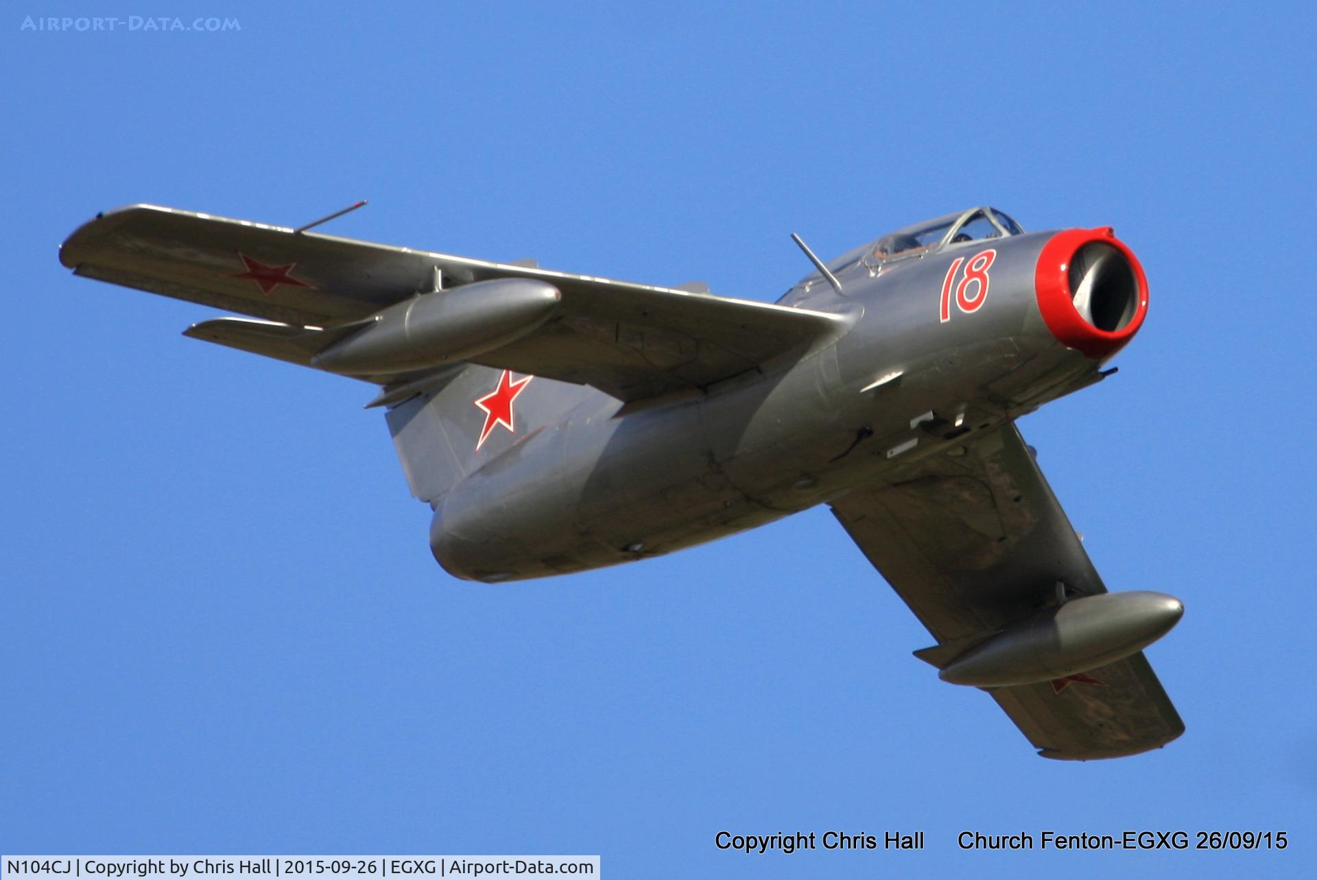 N104CJ, 1952 PZL-Mielec SBLim-2 (MiG-15UTI) C/N 1A01004, at the Yorkshire Airshow