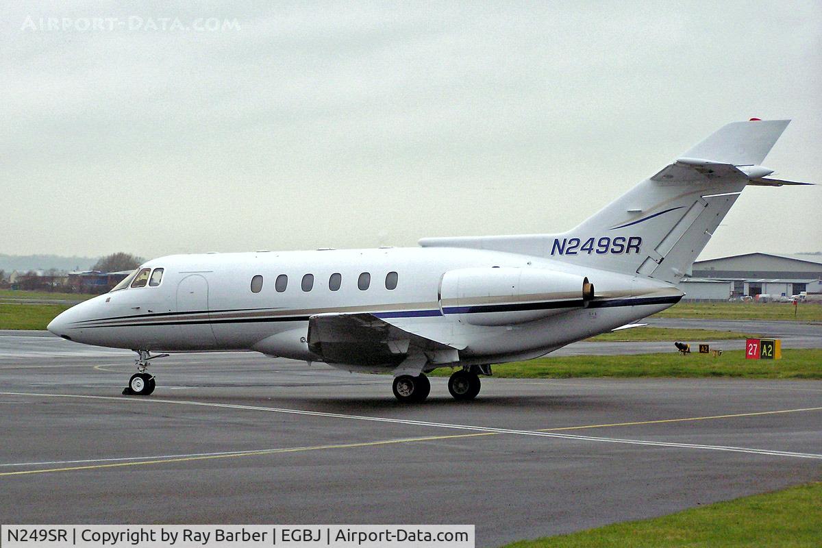 N249SR, 1993 British Aerospace BAe.125-800A C/N 258249, Hawker-Siddeley 125/800A [258249] Staverton~G 20/03/2008