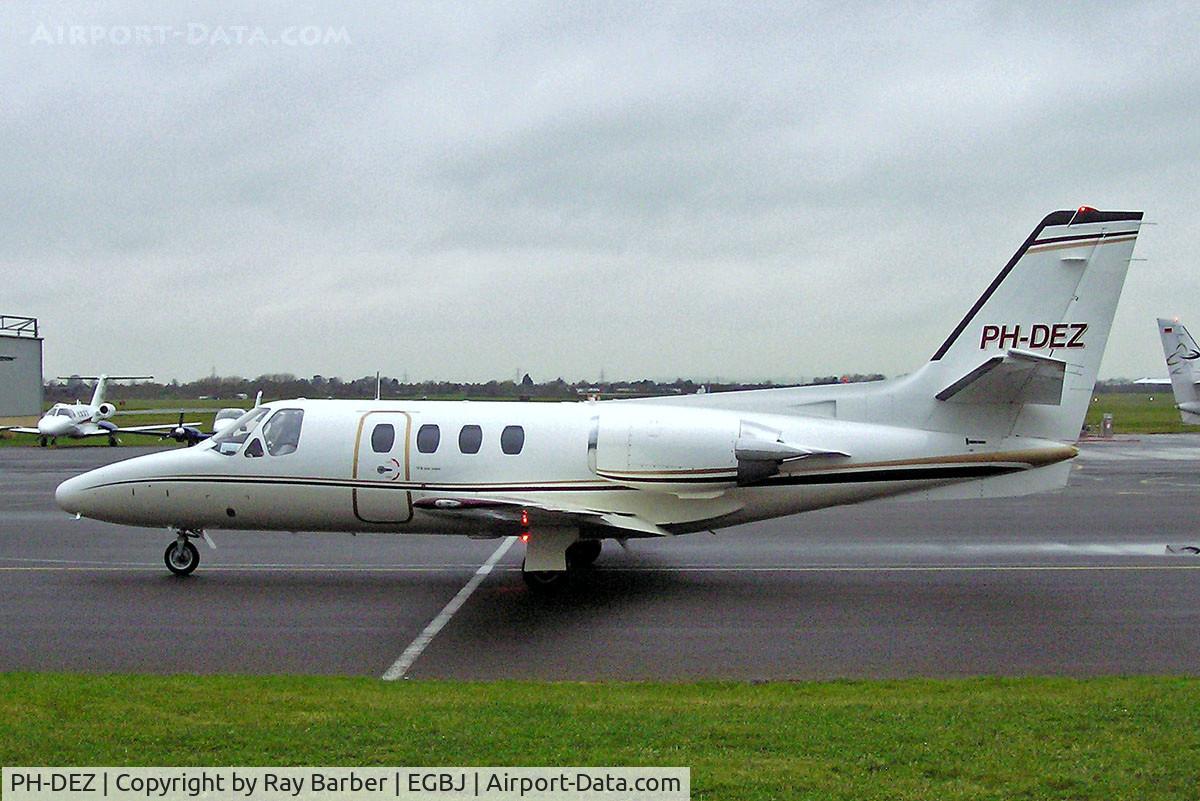PH-DEZ, 1977 Cessna 501 Citation I/SP C/N 501-0279, Cessna Citation I/SP [501-0279] Staverton~G 20/03/2008