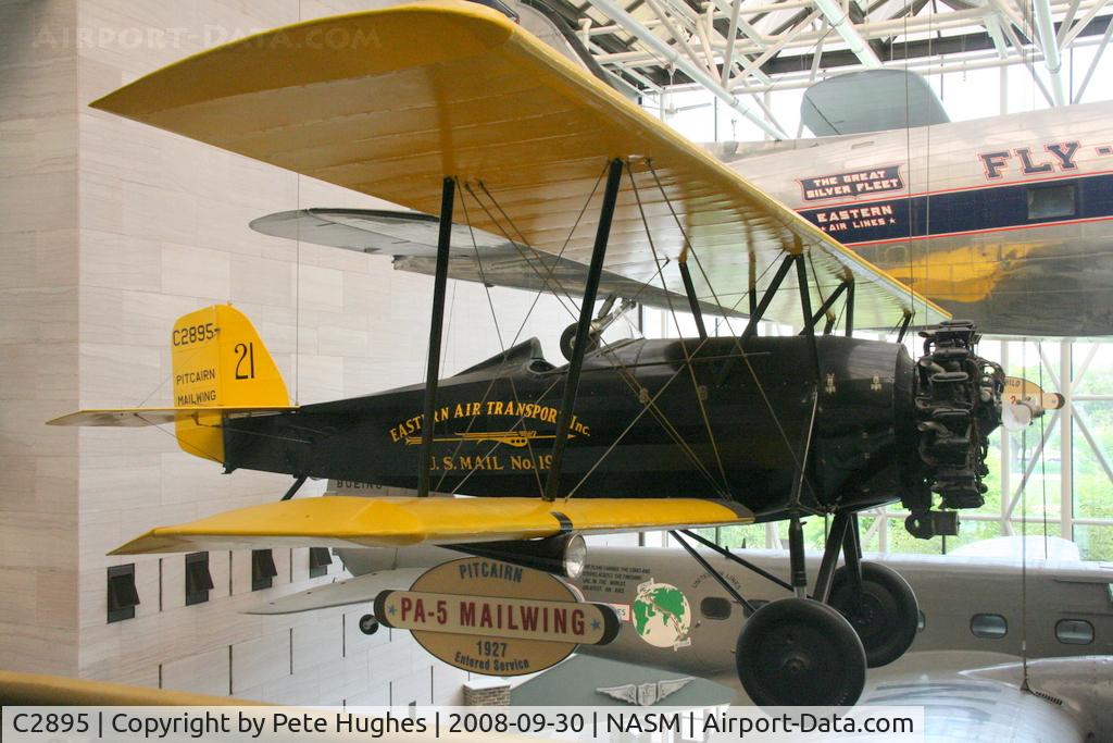 C2895, Pitcairn PA-5 Mailwing C/N 1, C2895 Pitcairn Mailwing preserved at NASM, Washington