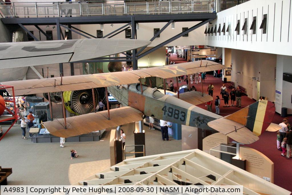 A4983, 1918 Curtiss JN-4D Jenny C/N 278, 4983 Jenny preserved at NASM, Washington