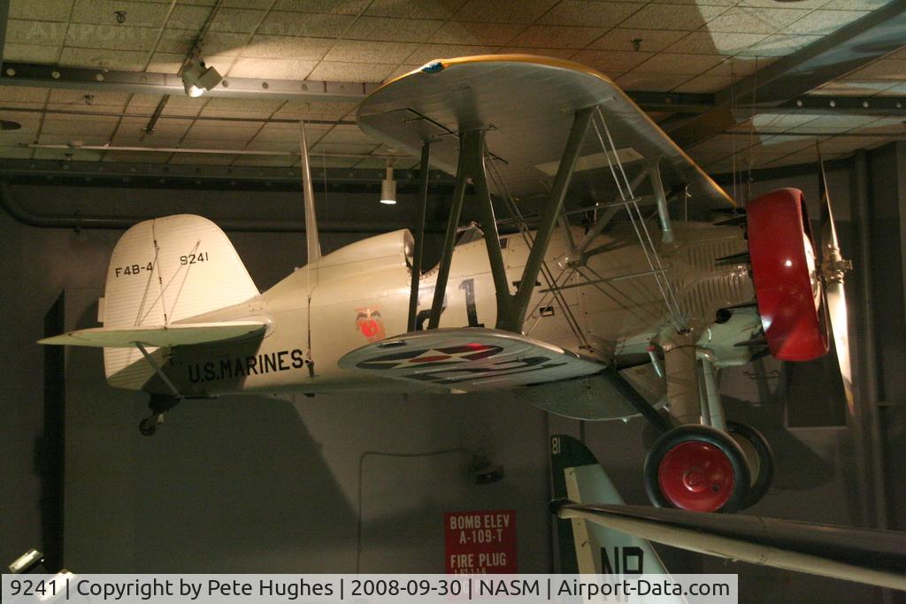 9241, 1940 Boeing F4B-4 C/N 1757, 9241 Boeing F4B-4 at NASM, Washington