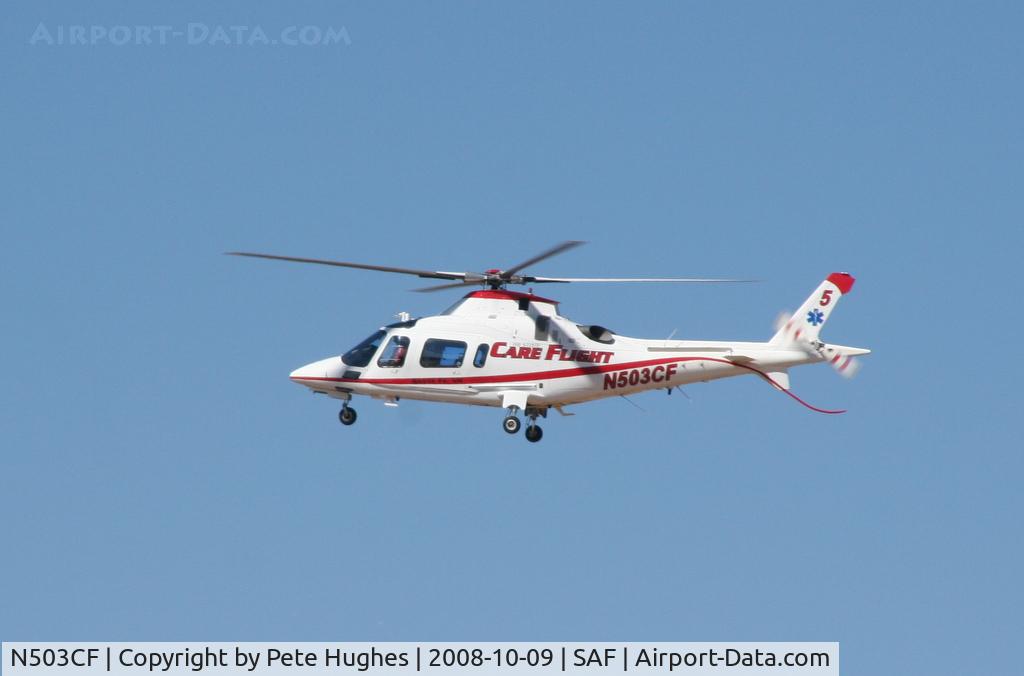 N503CF, Agusta A-109E C/N 11506, N503CF A109 at Santa Fe, New Mexico
