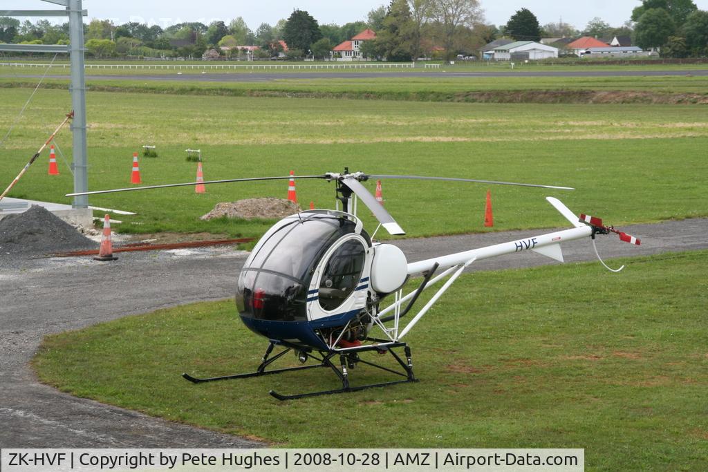 ZK-HVF, Schweizer 269C-1 C/N S-0044, ZK-HVF H269 at Ardmore, NZ