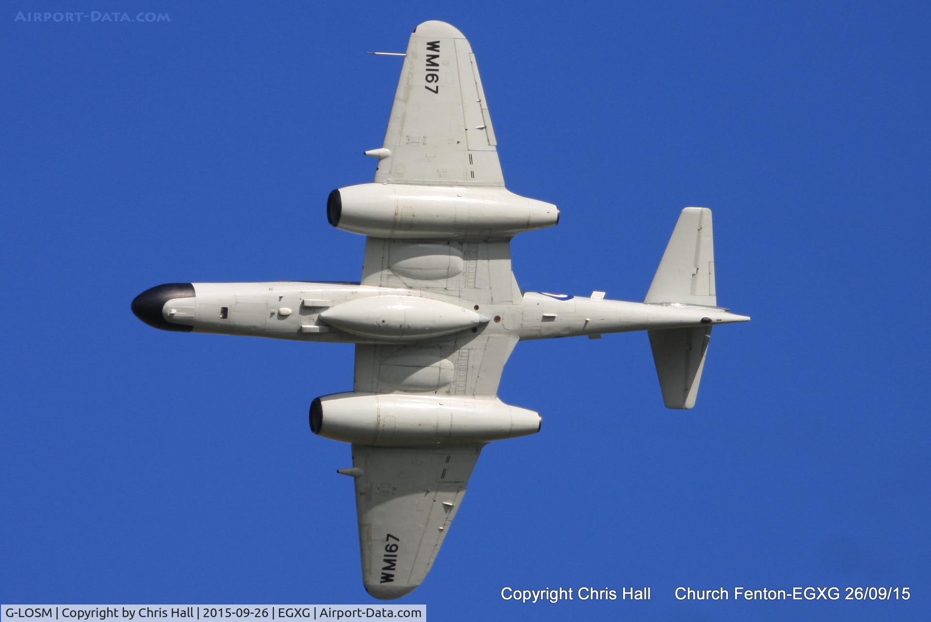 G-LOSM, 1952 Gloster Meteor NF.11 C/N S4/U/2342, at the Yorkshire Airshow
