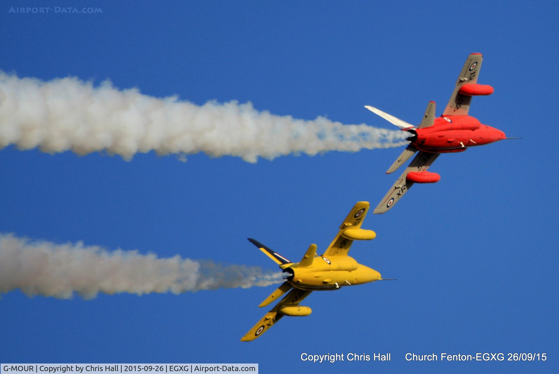 G-MOUR, 1964 Hawker Siddeley Gnat T.1 C/N FL596, at the Yorkshire Airshow