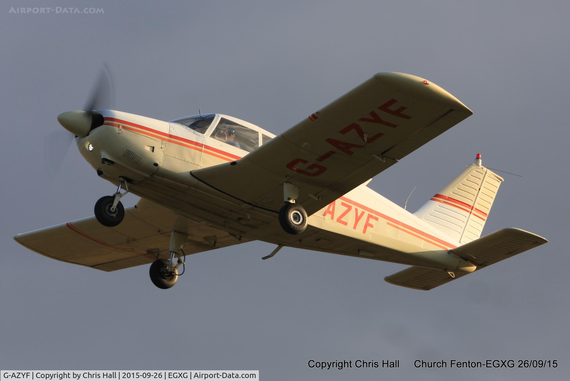 G-AZYF, 1968 Piper PA-28-180 Cherokee C/N 28-5227, at the Yorkshire Airshow