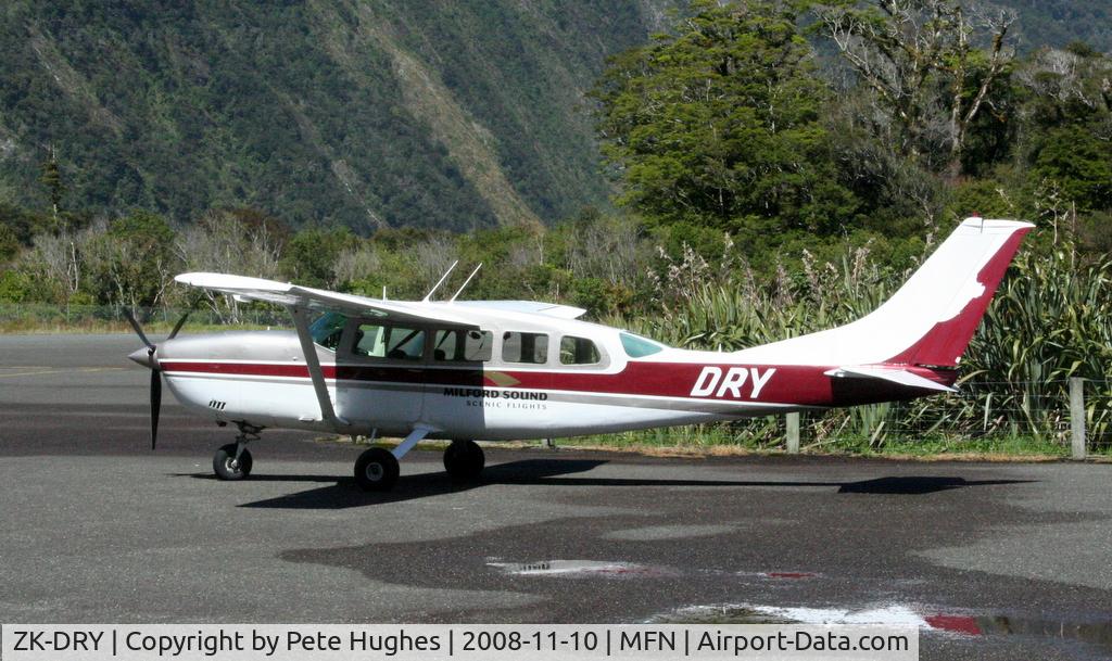 ZK-DRY, 1971 Cessna 207 C/N 20700196, ZK-DRY Cessna 207 at Milford Sound NZ