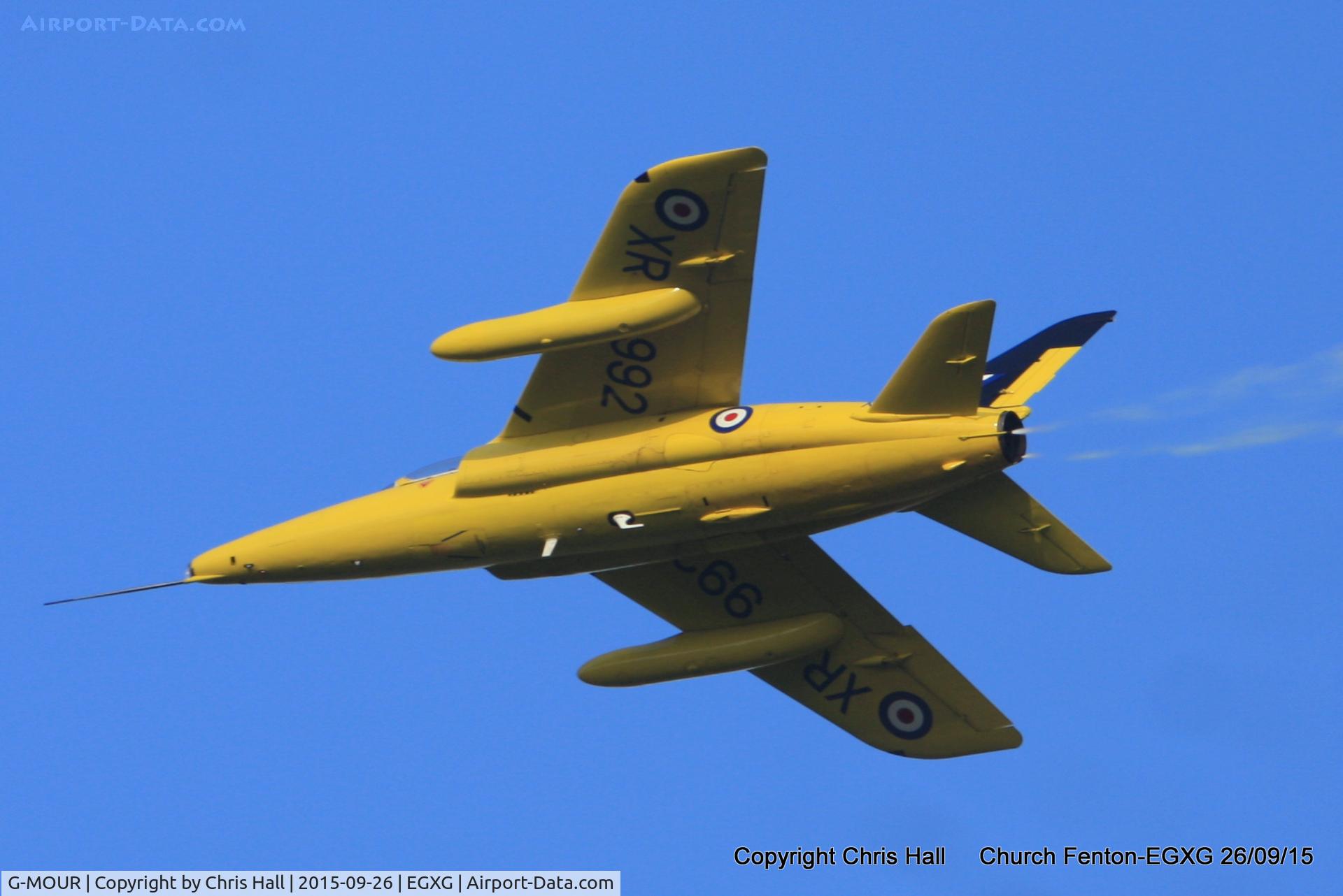 G-MOUR, 1964 Hawker Siddeley Gnat T.1 C/N FL596, at the Yorkshire Airshow