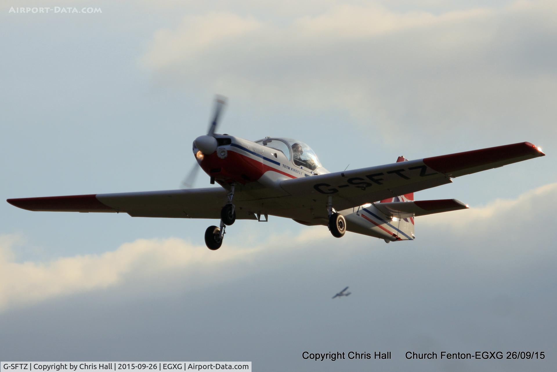 G-SFTZ, 1983 Slingsby T-67M Firefly C/N 2000, at the Yorkshire Airshow
