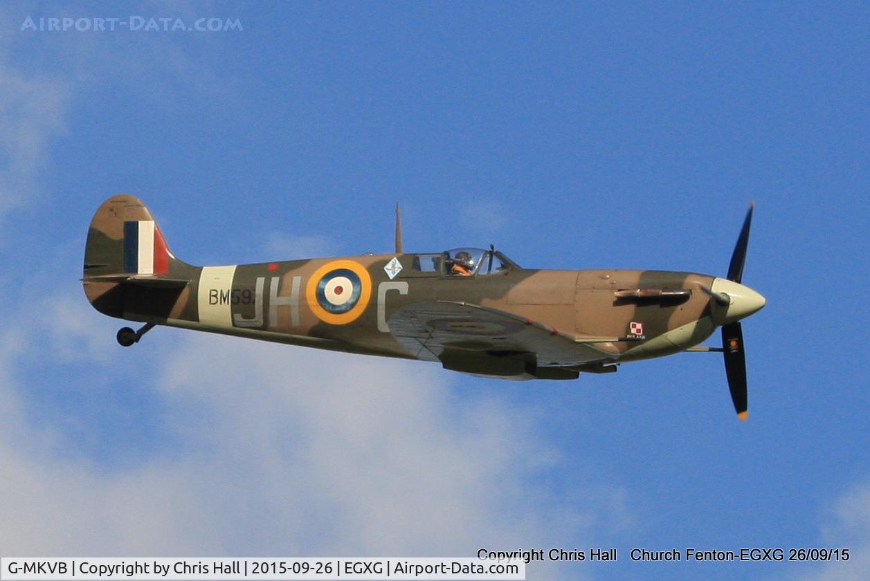 G-MKVB, 1942 Supermarine 349 Spitfire LF.Vb C/N CBAF.2461, at the Yorkshire Airshow