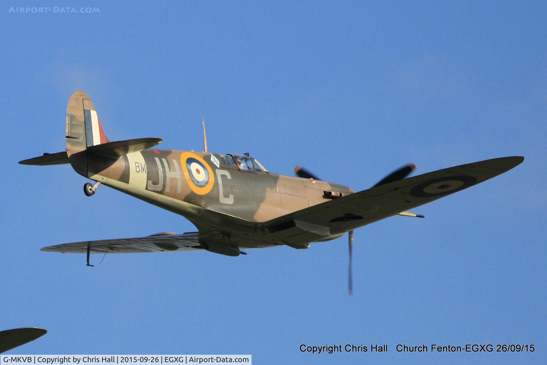 G-MKVB, 1942 Supermarine 349 Spitfire LF.Vb C/N CBAF.2461, at the Yorkshire Airshow