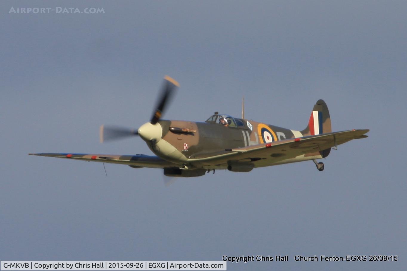G-MKVB, 1942 Supermarine 349 Spitfire LF.Vb C/N CBAF.2461, at the Yorkshire Airshow