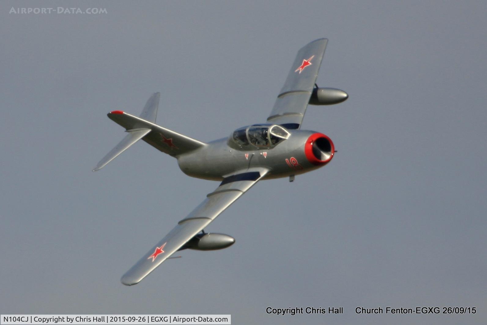 N104CJ, 1952 PZL-Mielec SBLim-2 (MiG-15UTI) C/N 1A01004, at the Yorkshire Airshow
