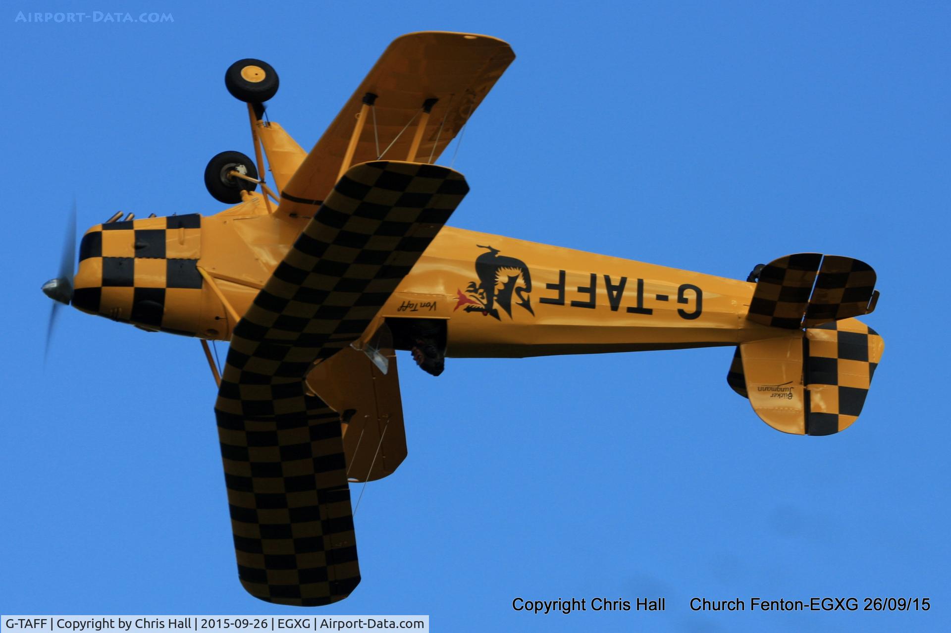 G-TAFF, 1957 CASA 1-131E Jungmann C/N 1129, at the Yorkshire Airshow