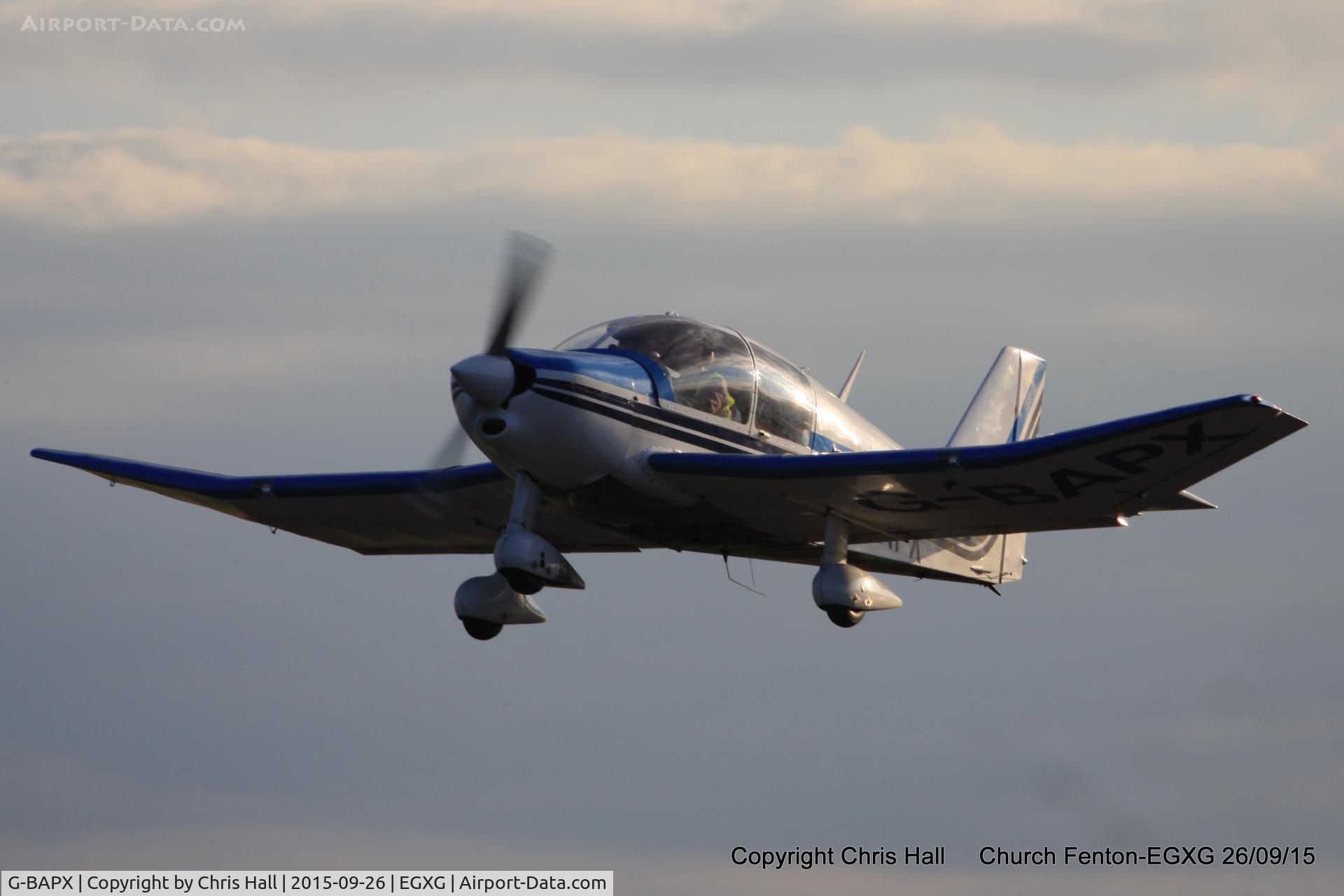 G-BAPX, 1972 Robin DR-400-160 Chevalier C/N 789, at the Yorkshire Airshow