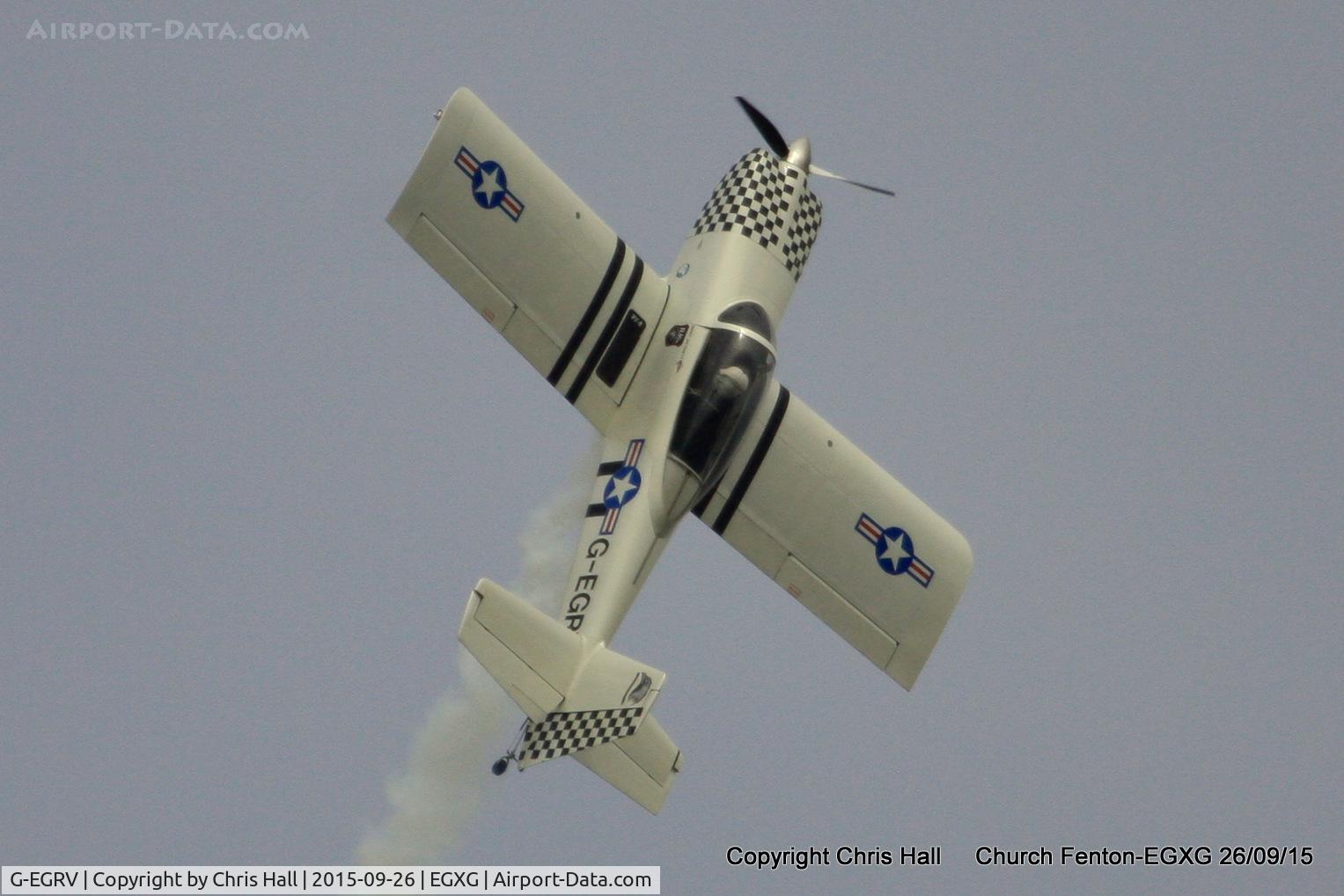 G-EGRV, 2007 Vans RV-8 C/N PFA 303-13639, at the Yorkshire Airshow