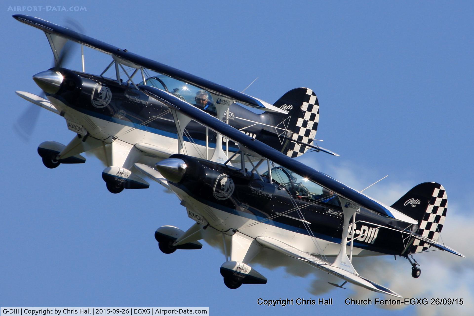 G-DIII, 1989 Christen Pitts S-2B Special C/N 5163, at the Yorkshire Airshow
