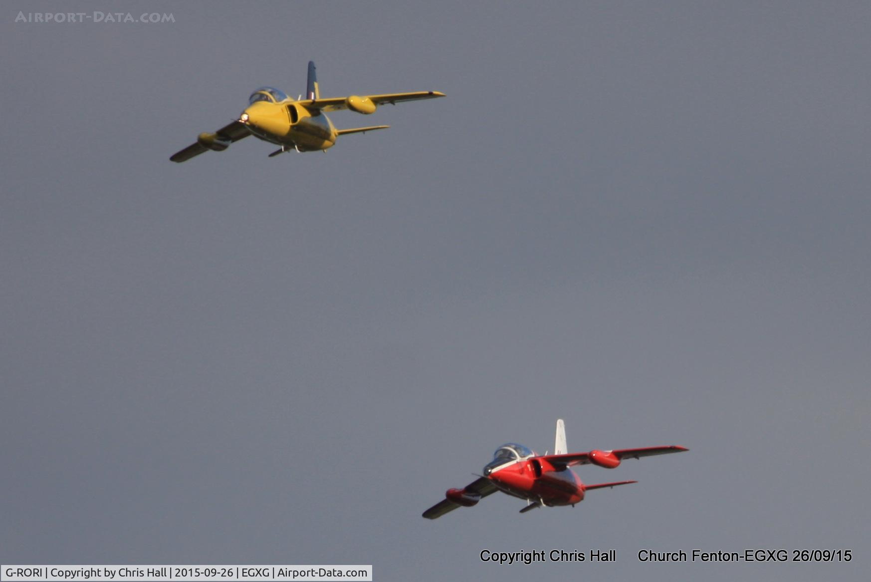 G-RORI, 1963 Hawker Siddeley Gnat T.1 C/N FL549, at the Yorkshire Airshow
