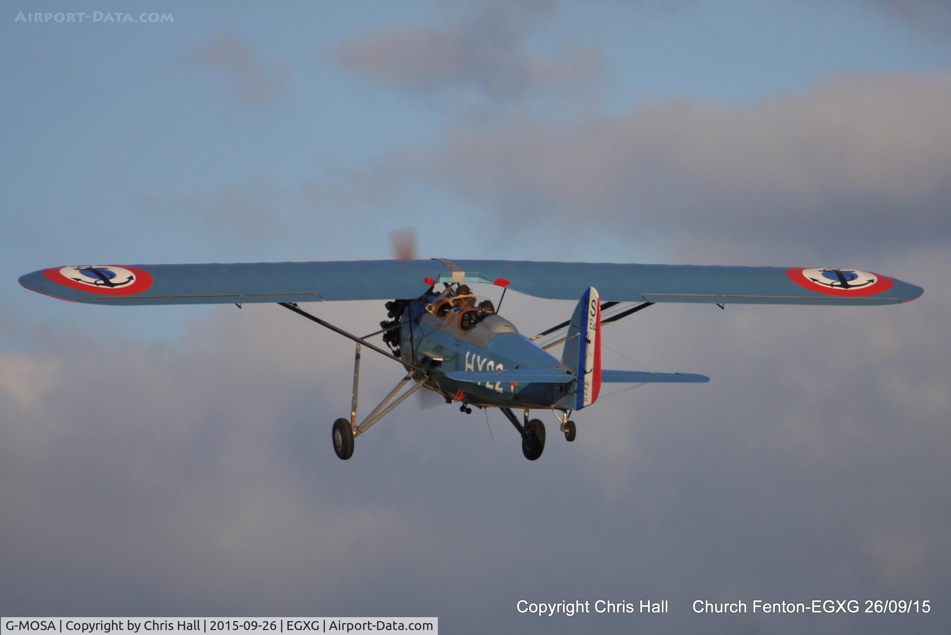 G-MOSA, 1952 Morane-Saulnier MS.317 C/N 351, at the Yorkshire Airshow