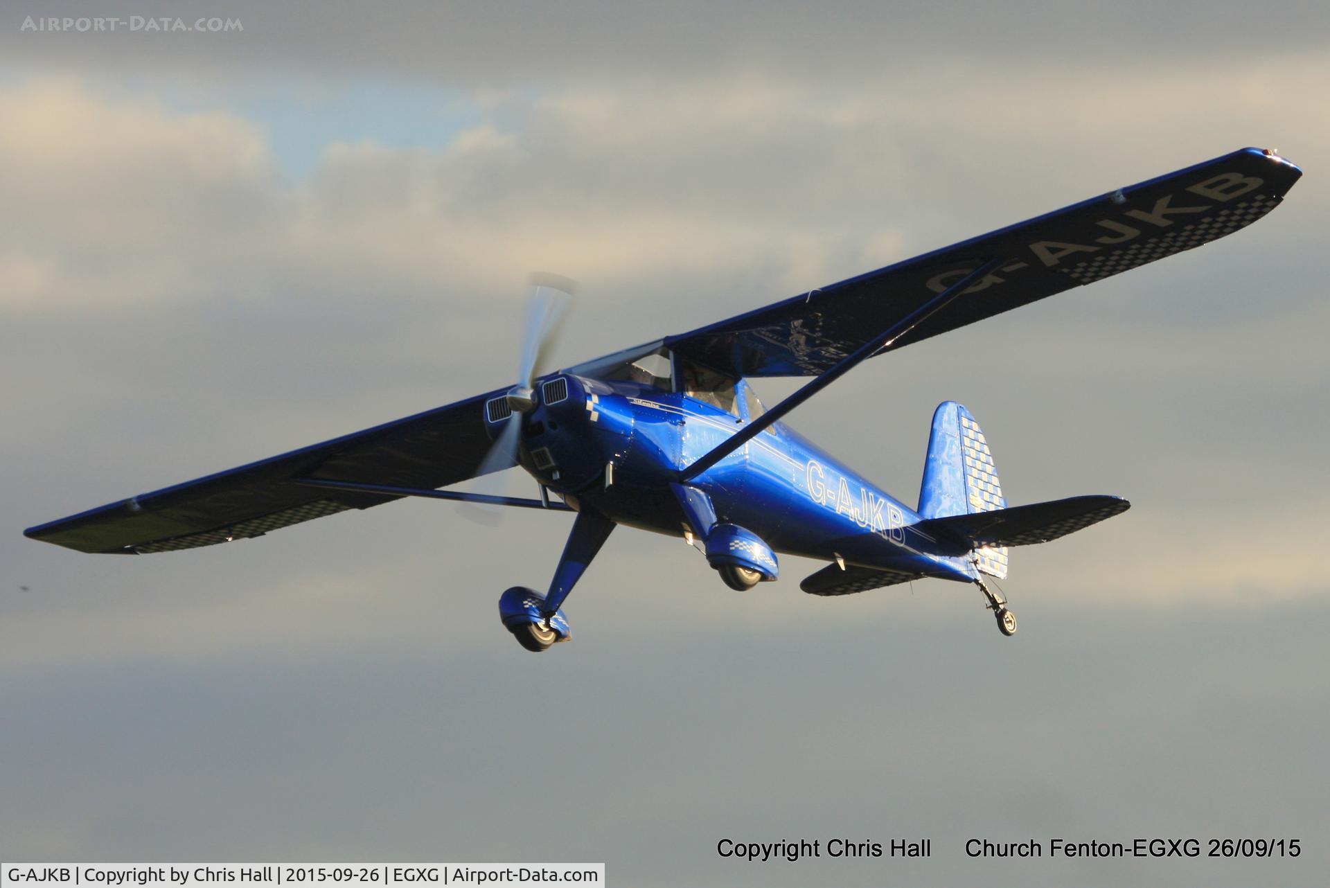G-AJKB, 1946 Luscombe 8E Silvaire C/N 3058, at the Yorkshire Airshow