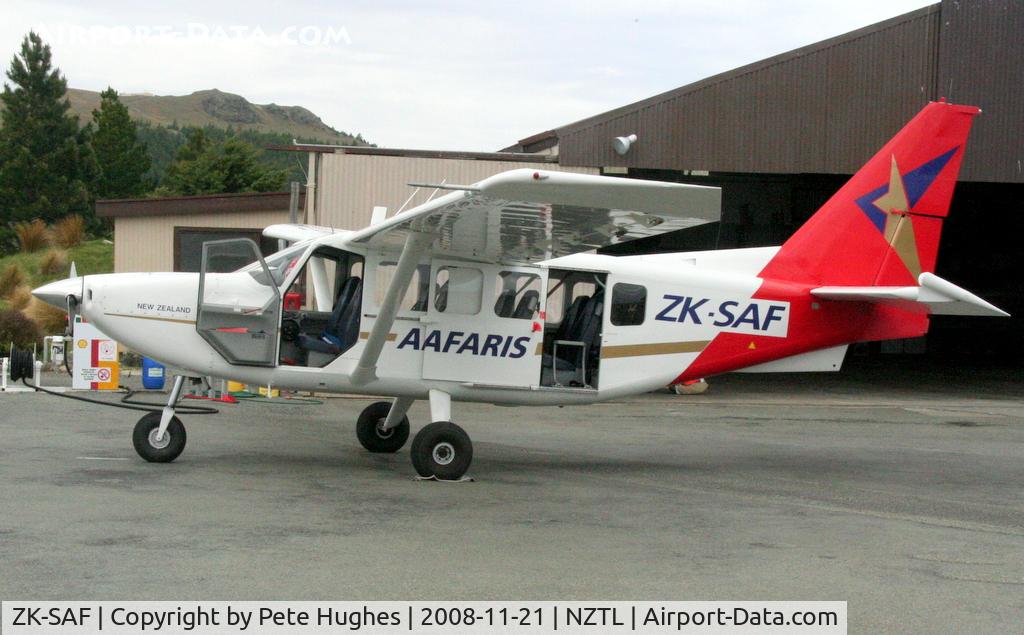 ZK-SAF, Gippsland GA-8 Airvan C/N GA8-02-017, ZK-SAF Airvan at Tekapo, NZ