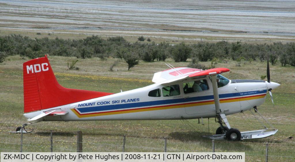 ZK-MDC, 1964 Beech 200 Super King Air C/N BB-1195, ZK-MDC Cessna 185 at Glentanner, NZ