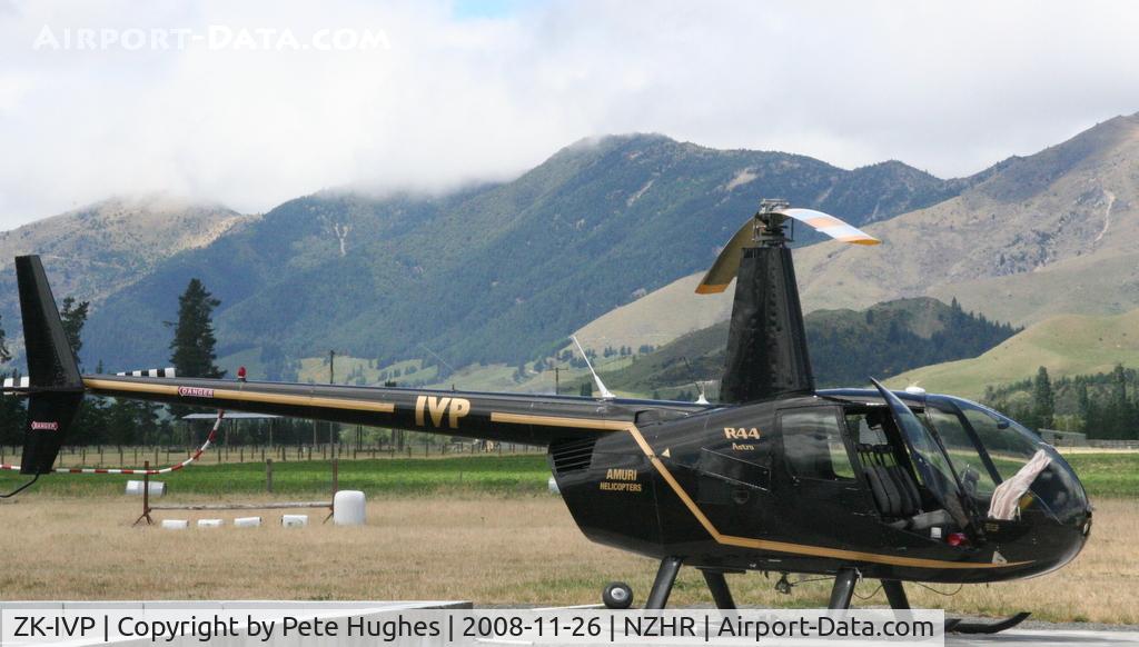 ZK-IVP, Robinson R44 C/N 0293, ZK-IVP R44 at Hanmer Springs, NZ