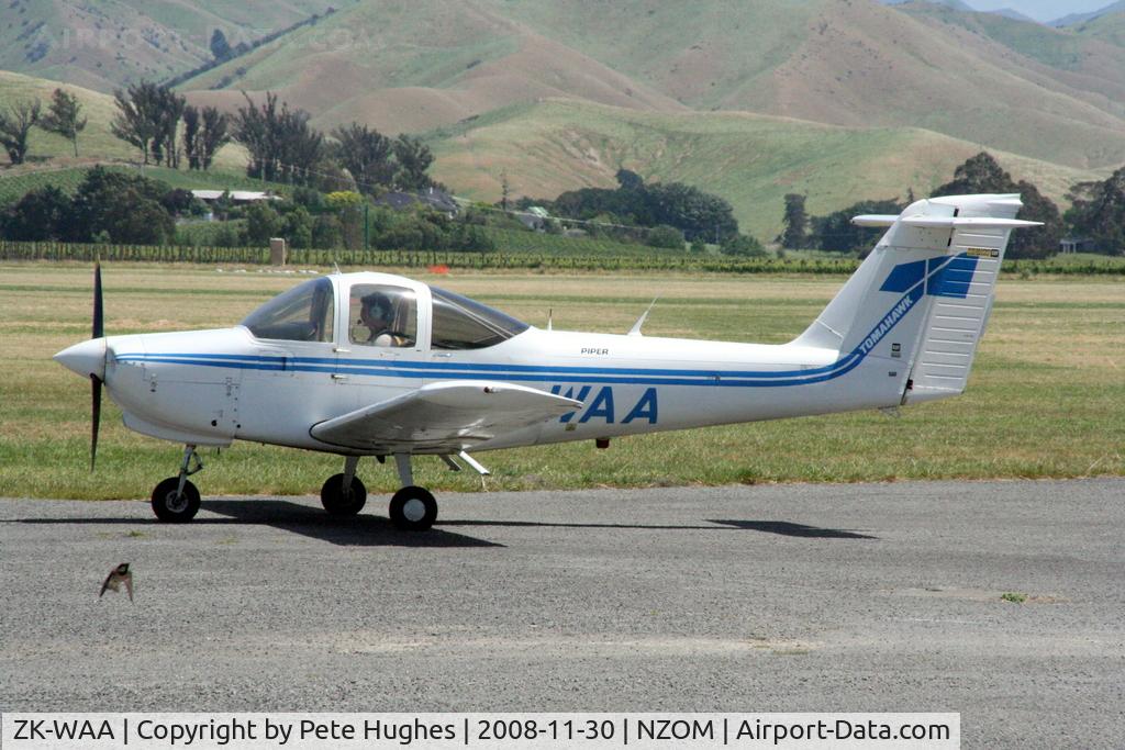 ZK-WAA, Piper PA-38-112 Tomahawk Tomahawk C/N 38-78A0644, ZK-WAA Pa38 Tomahawk at Omaka, NZ