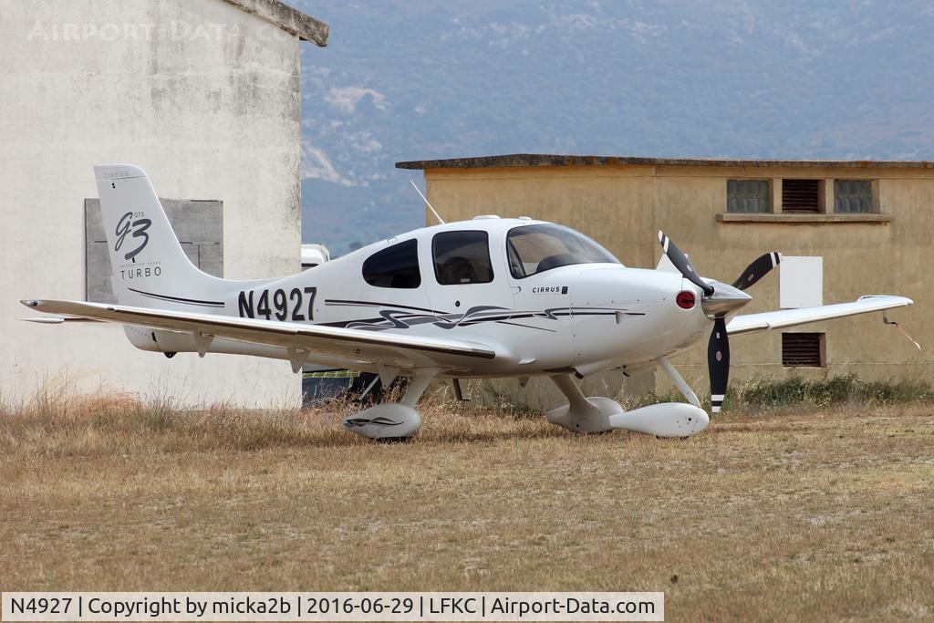 N4927, 2007 Cirrus SR-22 G3 GTS Turbo C/N 2598, Parked
