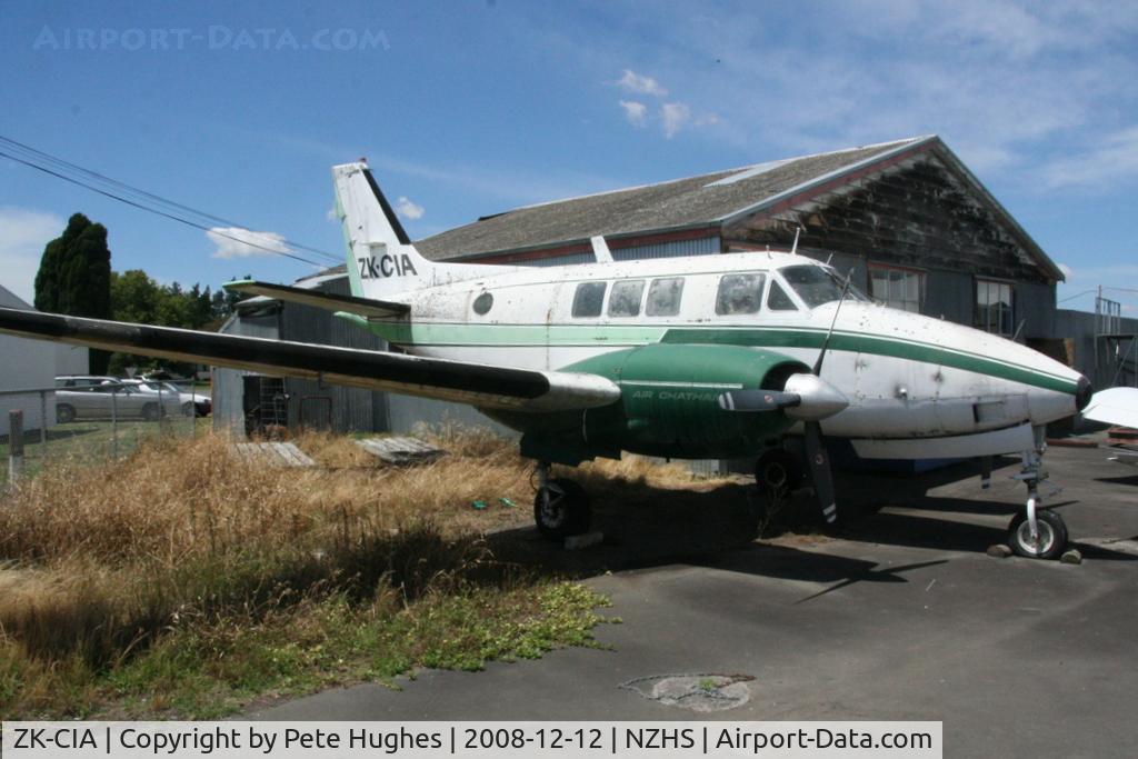 ZK-CIA, 1970 Beech 65-B80 Queen Air C/N LD-430, ZK-CIA Beech 65-B80 at Hastings, NZ