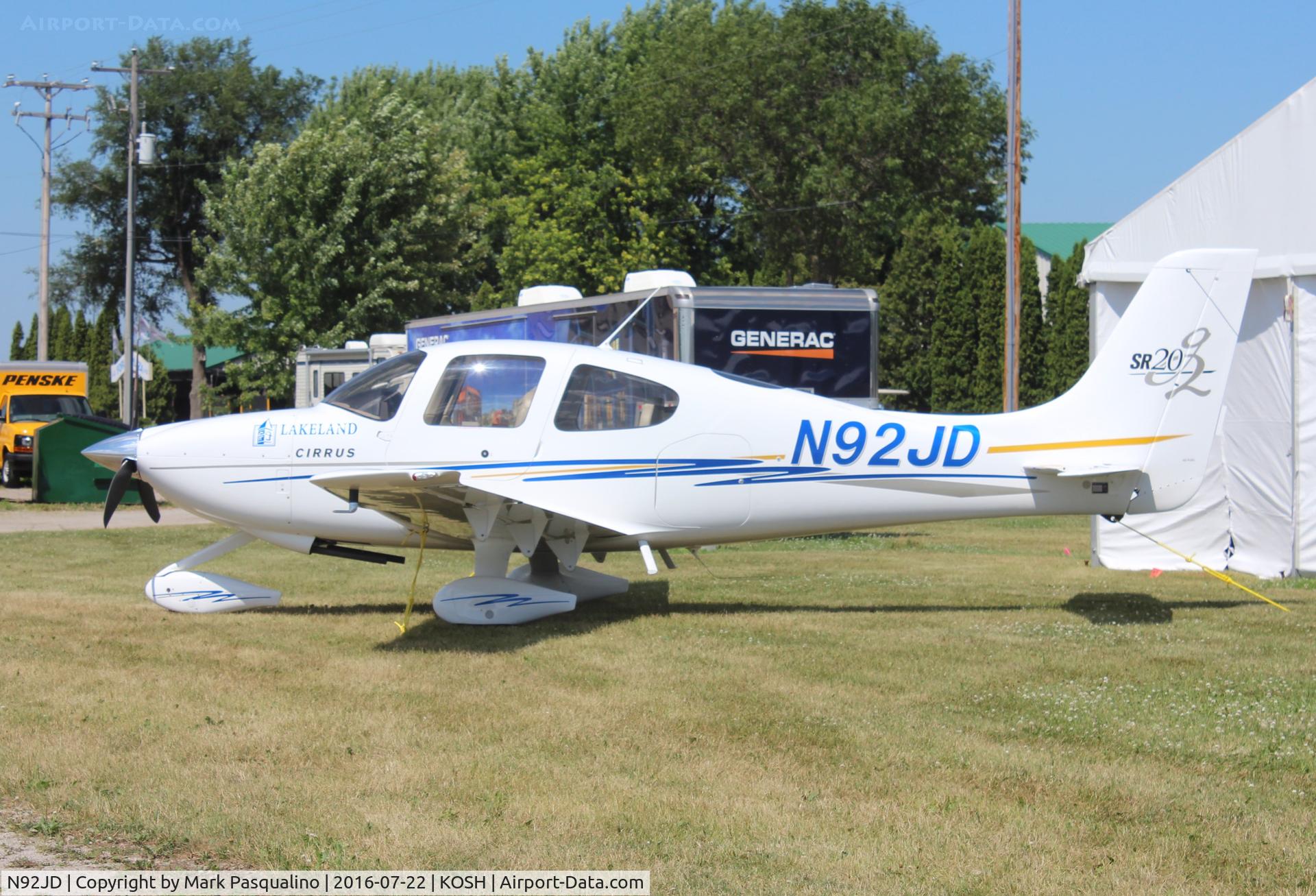N92JD, 2004 Cirrus SR20 G2 C/N 1468, Cirrus SR20 G2
