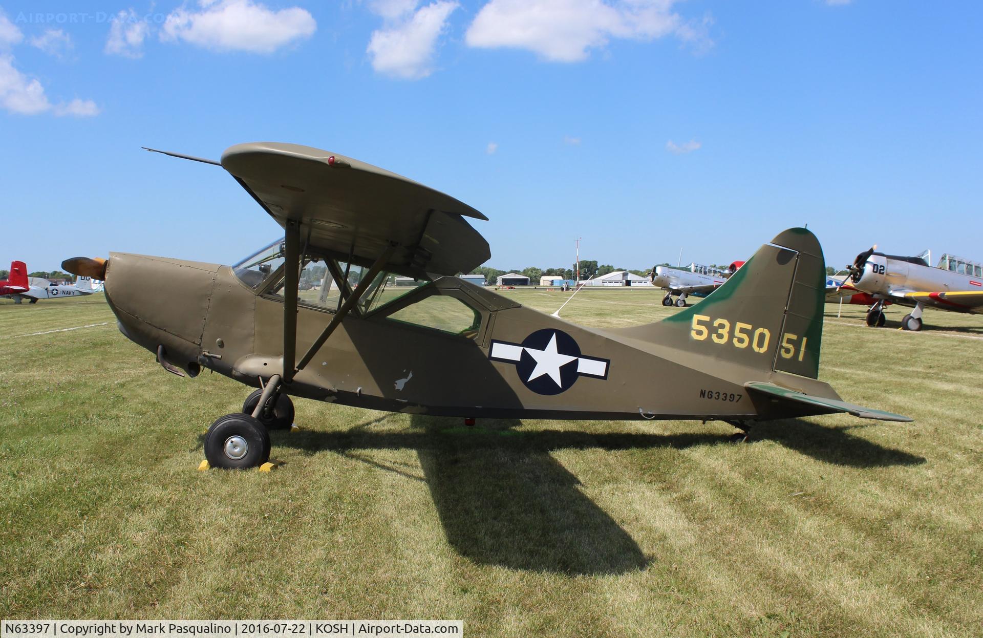 N63397, 1946 Stinson L-5G Sentinel C/N 76-4634, Stinson L-5G
