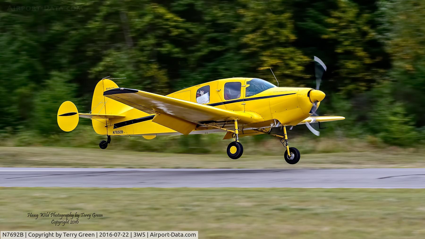 N7692B, 1957 Bellanca 14-19-2 Cruisair Senior C/N 4043, 2016 North Cascades Vintage Aircraft Museum Fly-In