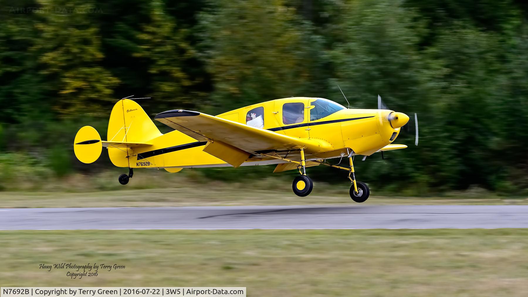 N7692B, 1957 Bellanca 14-19-2 Cruisair Senior C/N 4043, 2016 North Cascades Vintage Aircraft Museum Fly-In