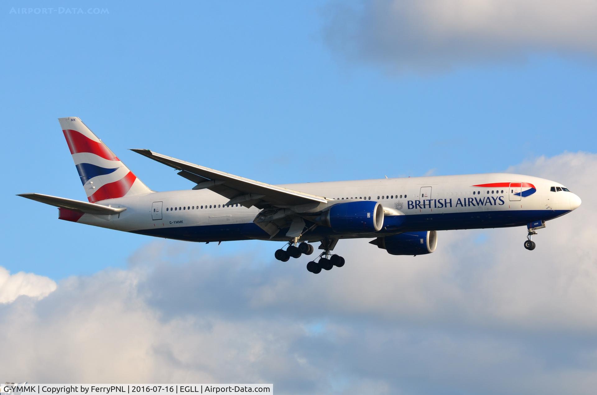 G-YMMK, 2000 Boeing 777-236 C/N 30312, BA B773