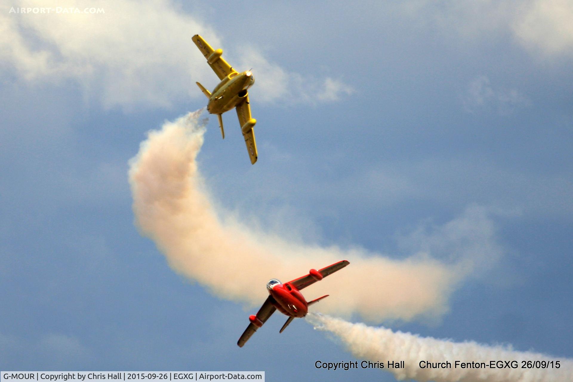 G-MOUR, 1964 Hawker Siddeley Gnat T.1 C/N FL596, at the Yorkshire Airshow