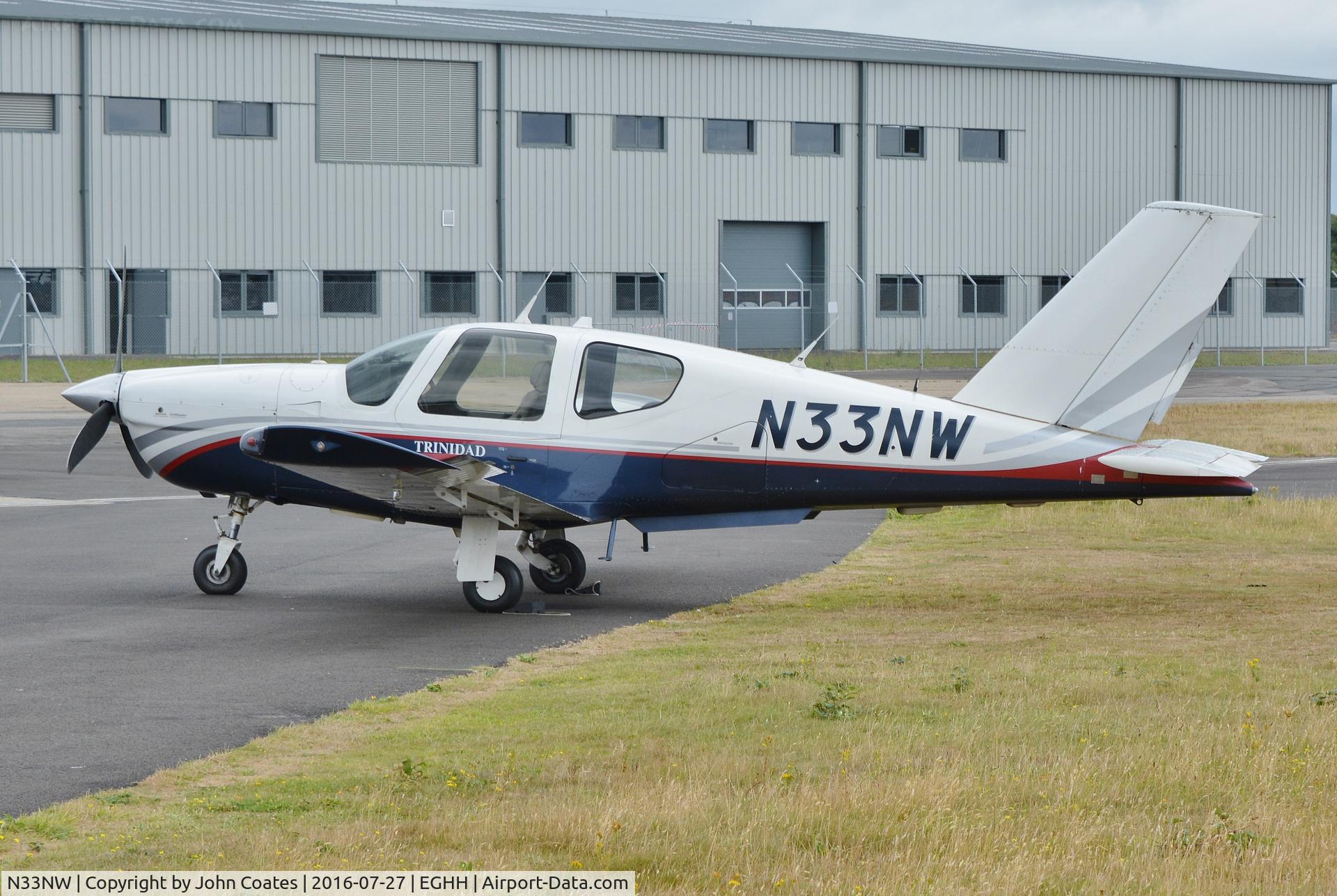 N33NW, 1990 Socata TB-20 Trinidad C/N 1073, Visitor at Bliss Avn