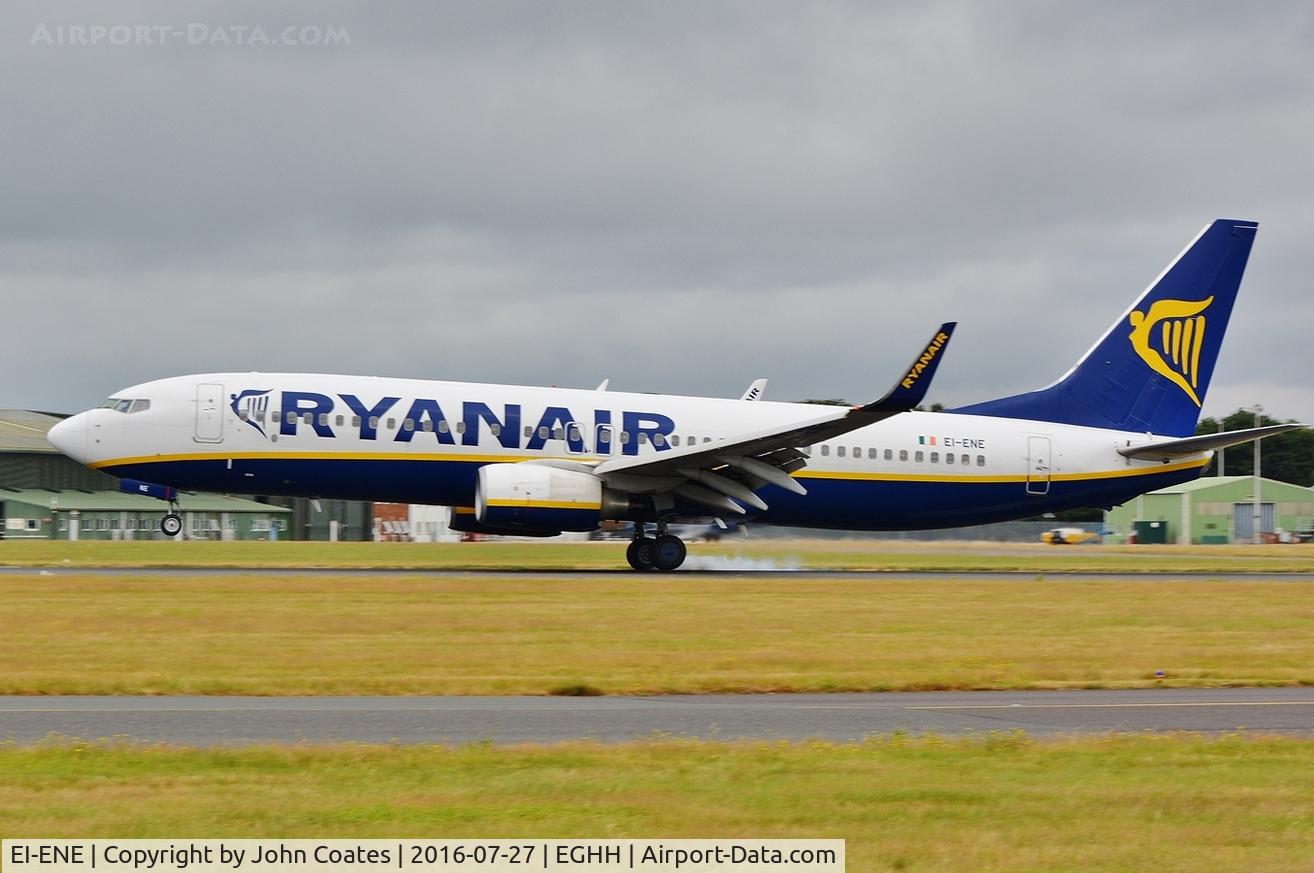 EI-ENE, 2010 Boeing 737-8AS C/N 34976, Touchdown of current resident aircraft