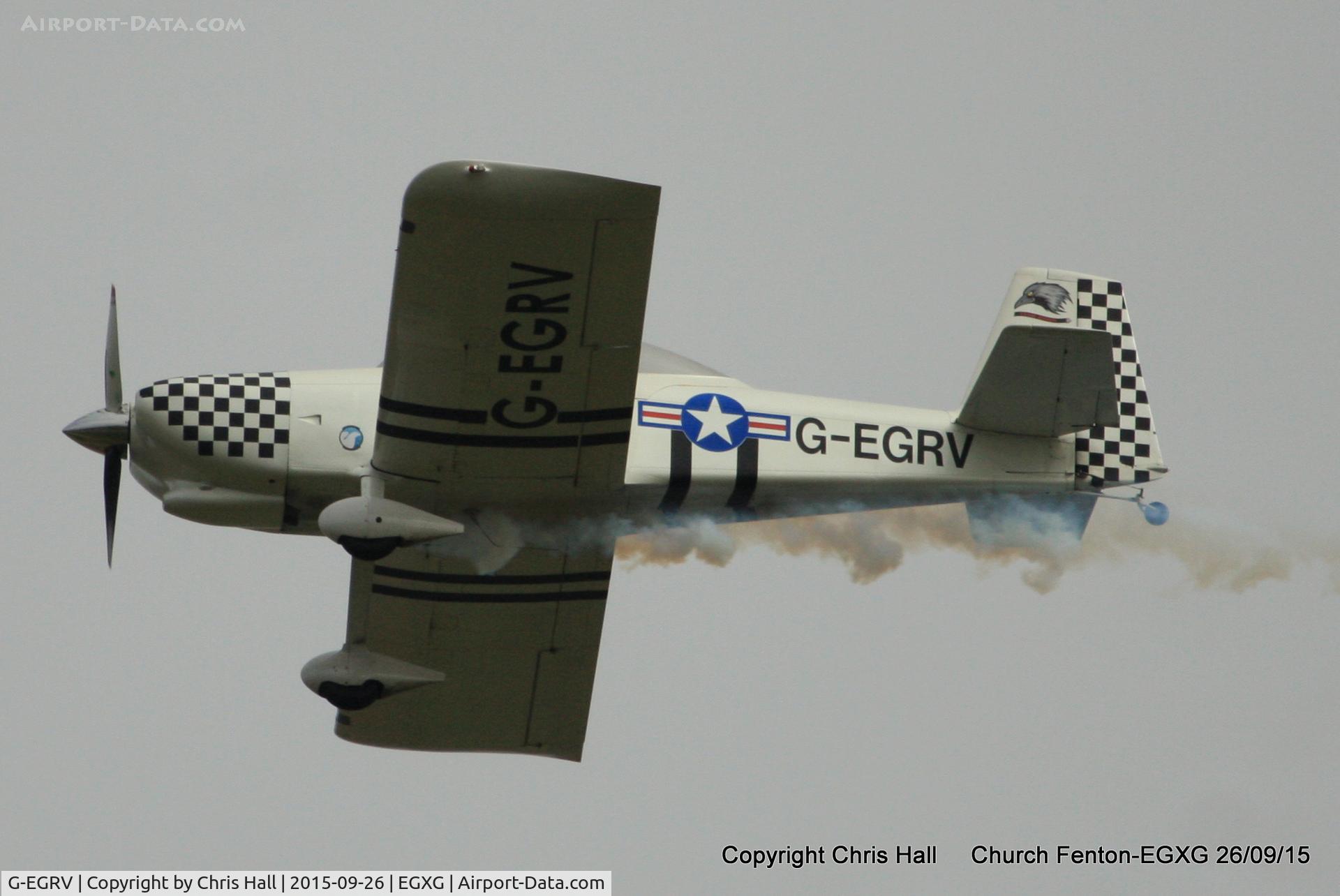 G-EGRV, 2007 Vans RV-8 C/N PFA 303-13639, at the Yorkshire Airshow