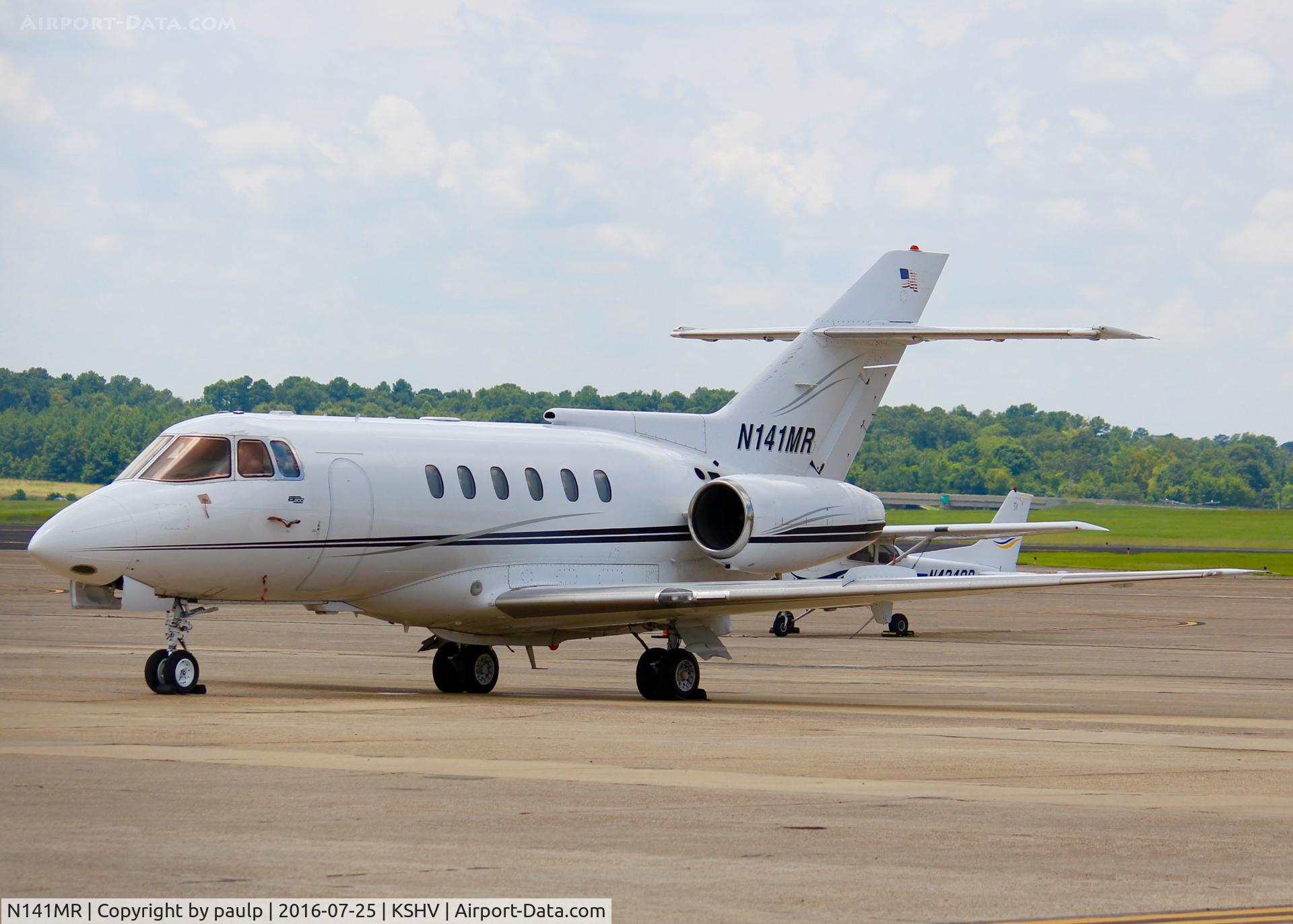 N141MR, 1988 British Aerospace BAe.125 Series 800A C/N 258141, At Shreveport Regional.