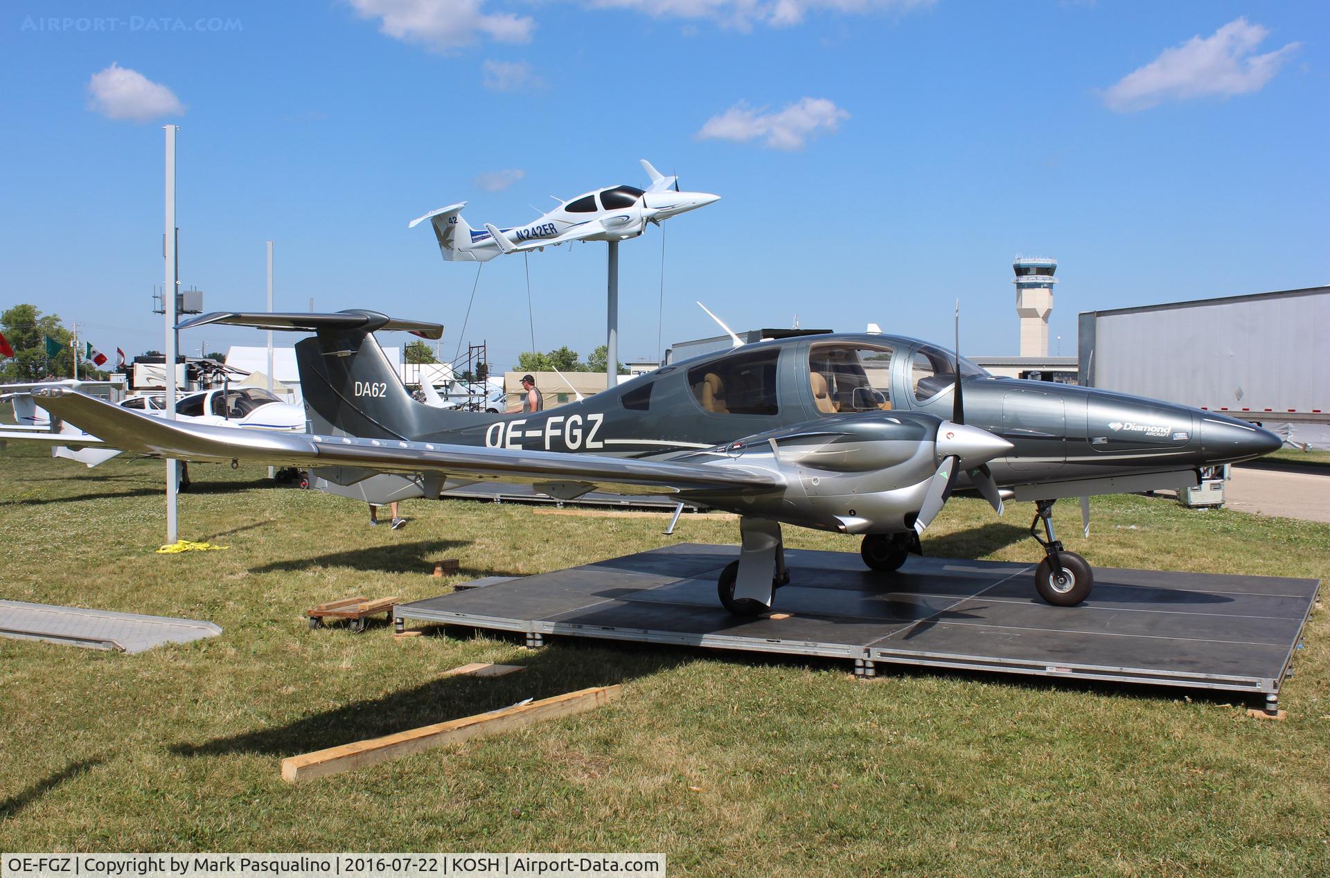 OE-FGZ, 2015 Diamond DA-62 C/N 62.010, Diamond DA62