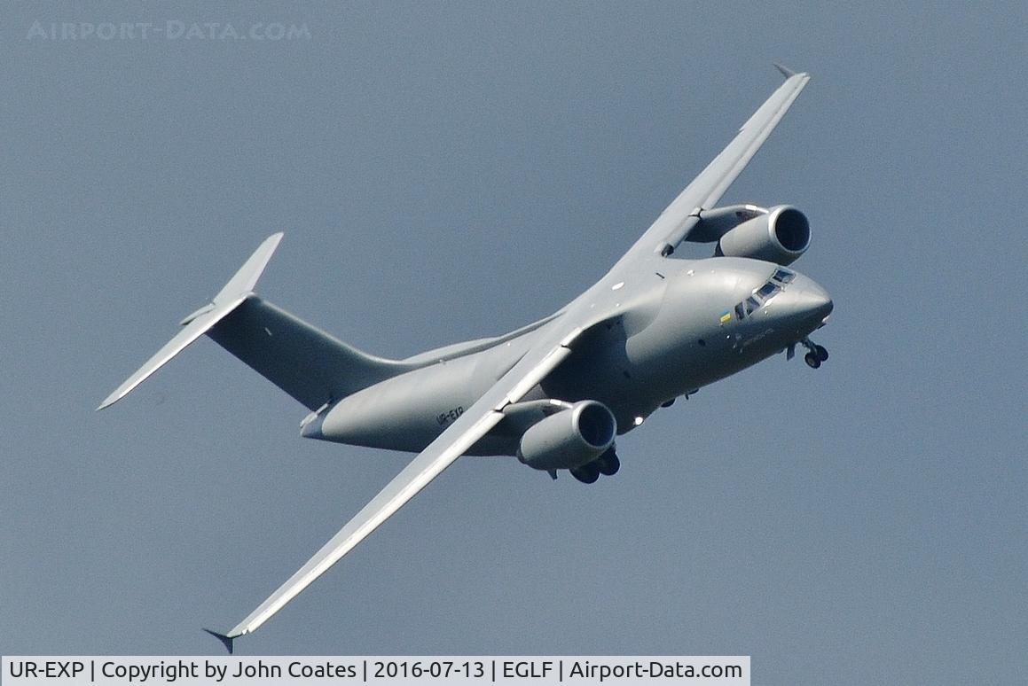 UR-EXP, 2015 Antonov An-178 C/N 178/01-01, FIA 2016 display