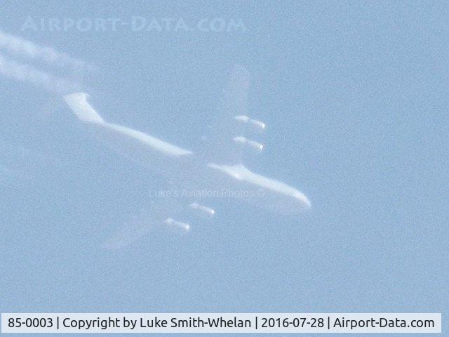 85-0003, 1985 Lockheed C-5M Super Galaxy C/N 500-0089, Flew over Northampton.
