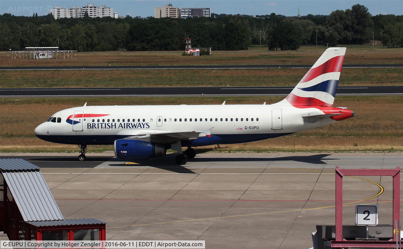 G-EUPU, 2000 Airbus A319-131 C/N 1384, TXL waving good bye tour no.4 since 2011