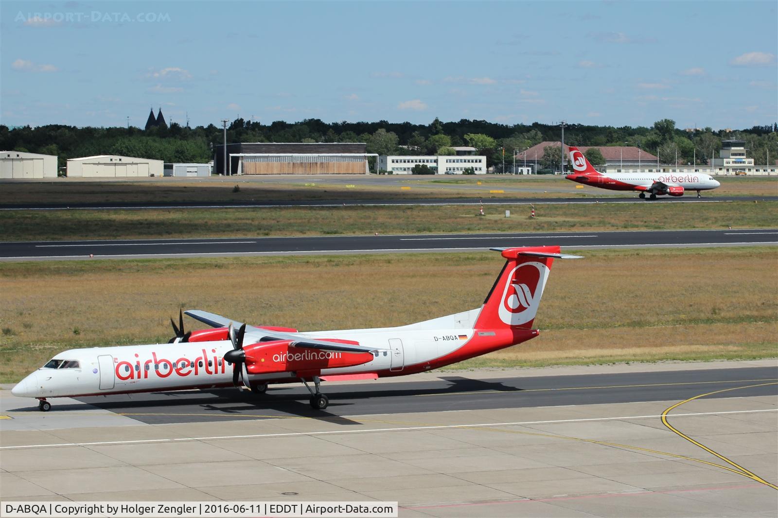 D-ABQA, 2008 De Havilland Canada DHC-8-402Q Dash 8 C/N 4223, TXL waving good bye tour no.4 since 2011