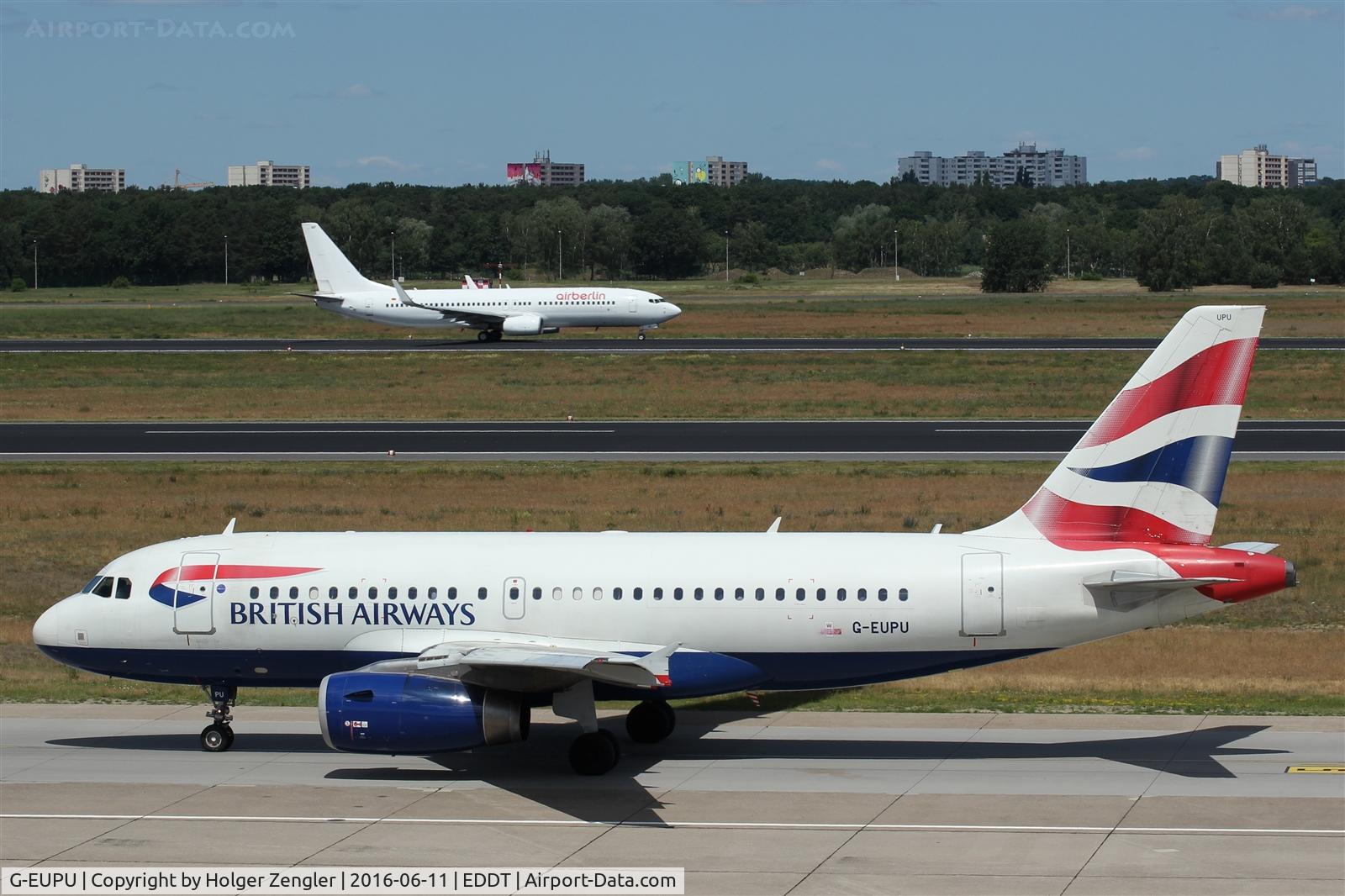 G-EUPU, 2000 Airbus A319-131 C/N 1384, TXL waving good bye tour no.4 since 2011