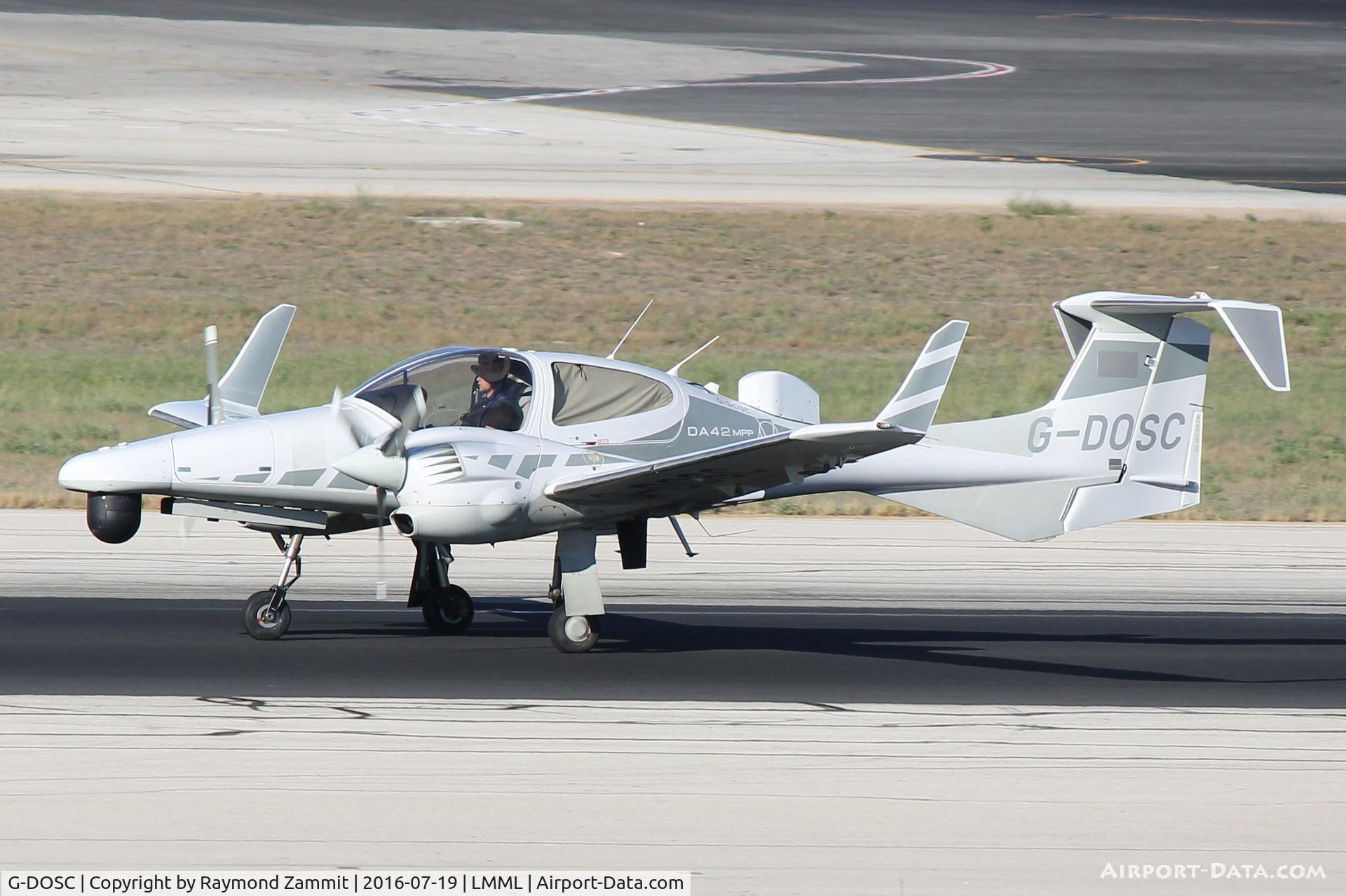 G-DOSC, Diamond DA-42M Twin Star C/N 42M.001, Diamond DA-42MPP G-DOSC (ZA181) RAF