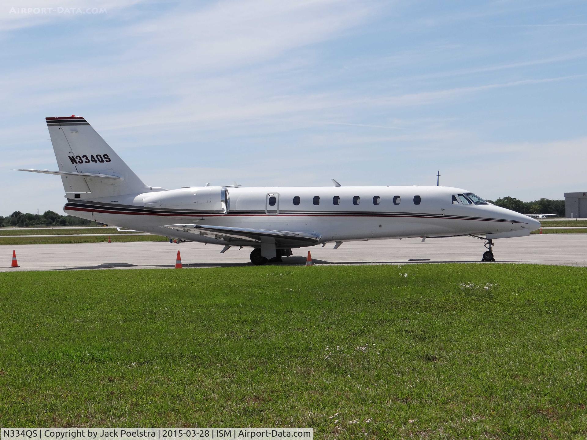 N334QS, 2007 Cessna 680 Citation Sovereign C/N 680-0164, N334QS at Kissimee Airport