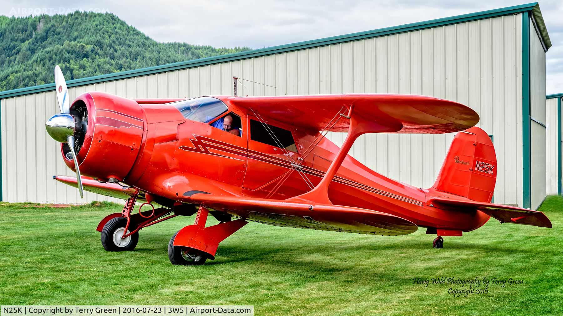 N25K, 1944 Beech D17S Staggerwing C/N 6881, North Cascades Vintage Aircraft Museum